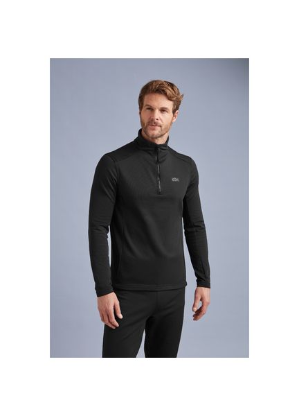 Men’s Black Gill Quest 1/4 Zip Long - Sleeved Top