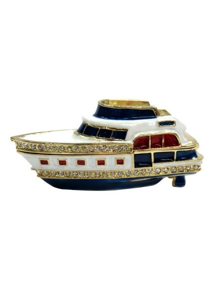 Motor Cruiser Jewelled Box