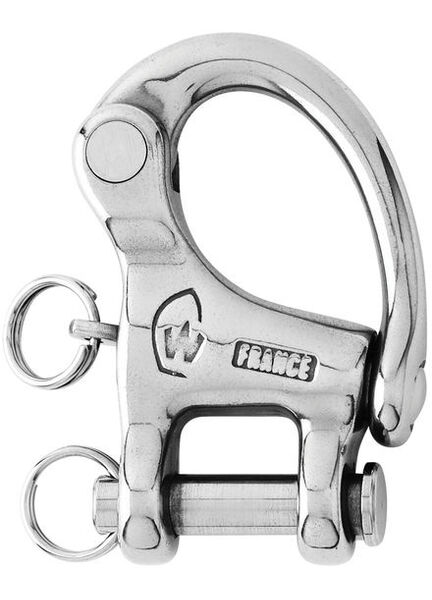 Wichard 86mm &#34;HR&#34; Snap Shackle: Fixed Fork