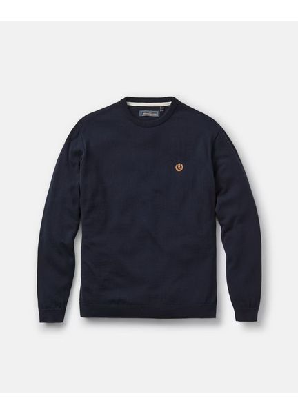 Henri Lloyd Navy Merino Wool Henri Crew Knit