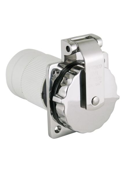Stainless Steel Marinco Inlet 50A 230V