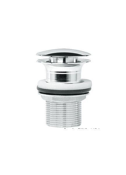 Osculati Push/Pull Chrome Plated Brass Drain Outlet