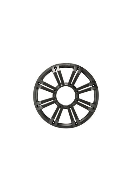Kicker KMG Marine 10" Led Subwoofer Grill - Charcoal