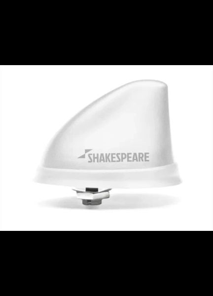 Shakespeare White Dorsal Low Profile VHF 10mile Antenna