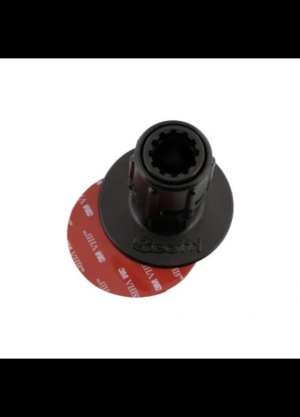 Scotty 448 Stick-On Accessory Mount With 0437 Gear-Head, 3"