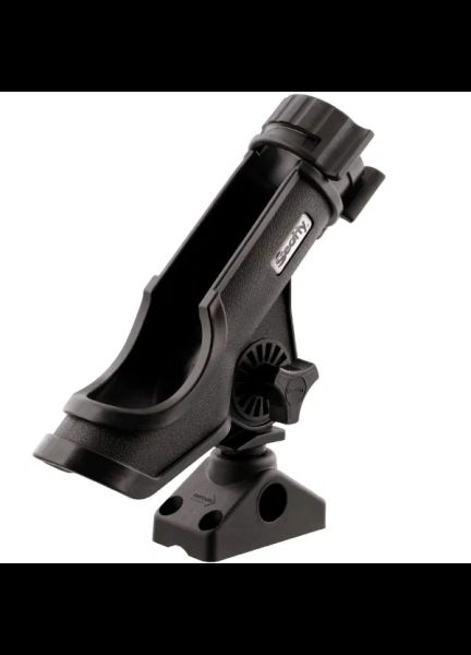 Scotty Powerlock Rod Holder, Black &amp; Side/Deck Mount 241
