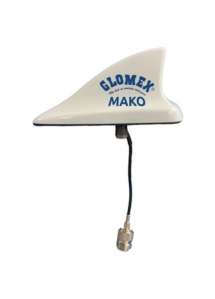 Glomex MAKO 2.5 M White VHF Antenna