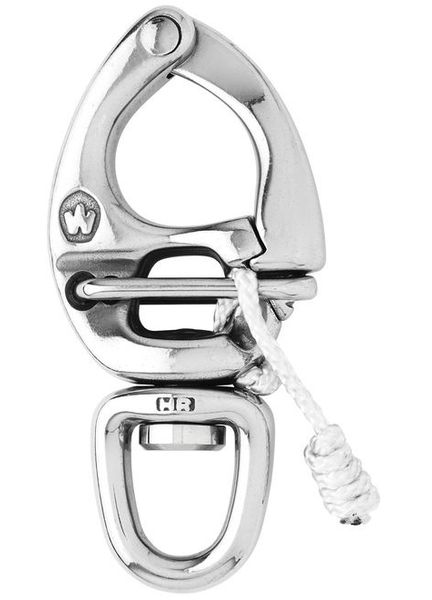 Wichard Qr 90mm "HR" Snap Shackle: Swivel Eye