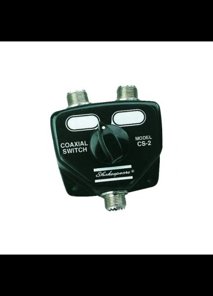 Shakespeare Antenna to VHF Radio Manual Switch, Two-Way SO239 Terminals
