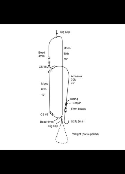 Cox &amp; Rawle One Hook Dropper Plaice Rig