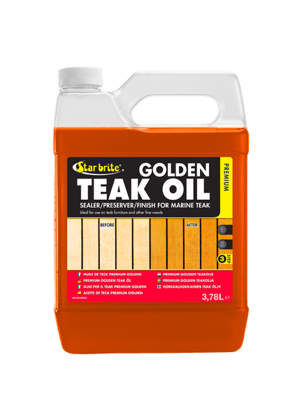 Starbrite Premium Teak Oil (3.8Ltr)