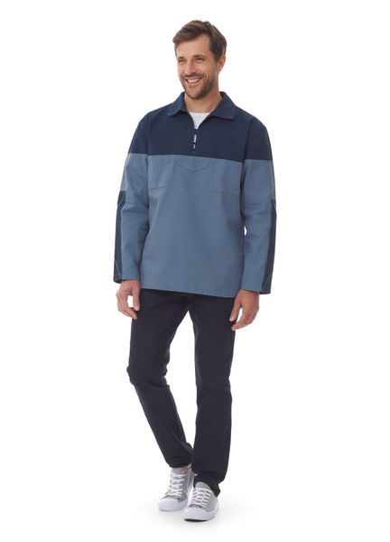 Mousequton Two-Tone Authentic 100% Cotton Sailor Jacket