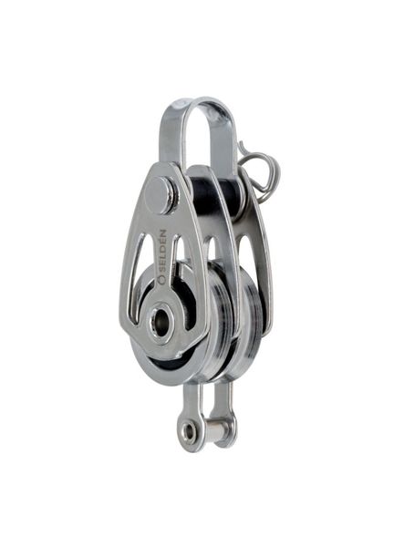 Selden 25mm Double Block with Pin/Shackle + Becket