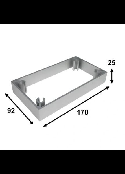 Lagun Standard Extension Bracket - Natural Anodised