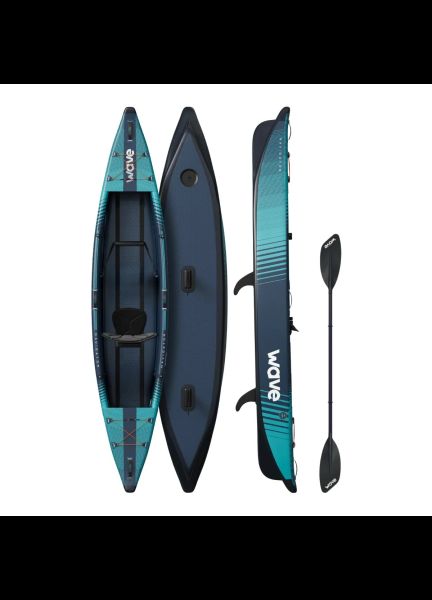 WAVE Navigator 3.0 1 Person Inflatable Canoe/Kayak