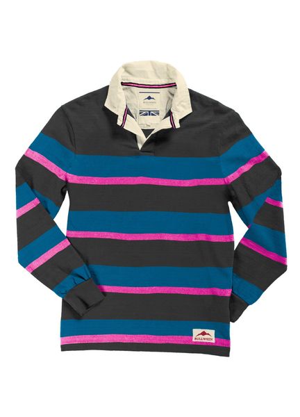 Bullwren Striped Traditional Rugby Shirt