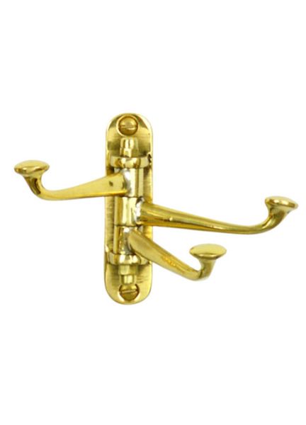 Brass Swivelling Hook (3 Arms)