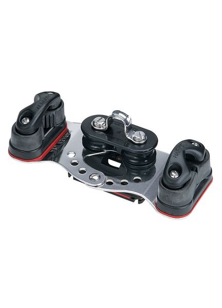 Harken 22 mm Car Fixed Sheaves, Cam Cleats