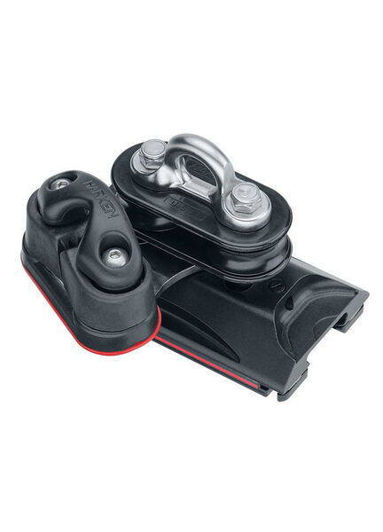 Harken 22 mm High-Load Car Pivoting Sheaves, Cam Cleat