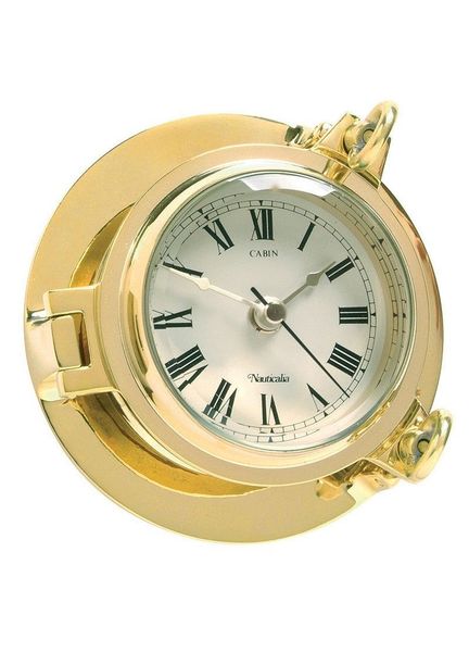 Nauticalia Brass Cabin Clock