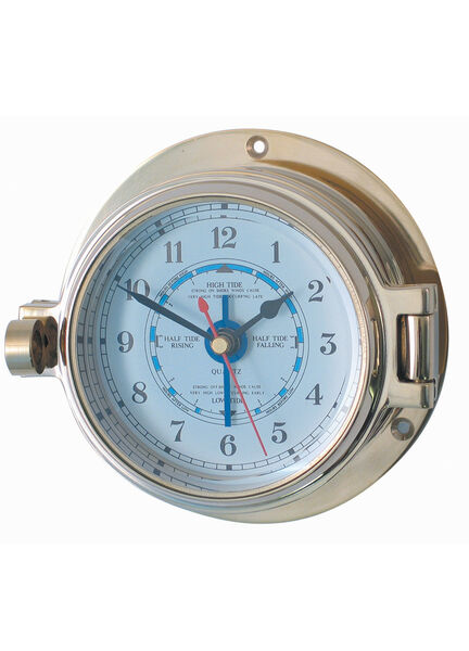 Meridian Zero Solid Brass Channel Tide Clock