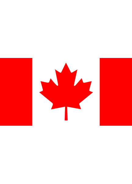 Meridian Zero Canada Courtesy Flag - 30 x 45cm