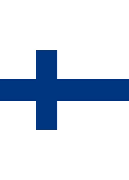 Meridian Zero Finland Courtesy Flag - 30 x 45cm
