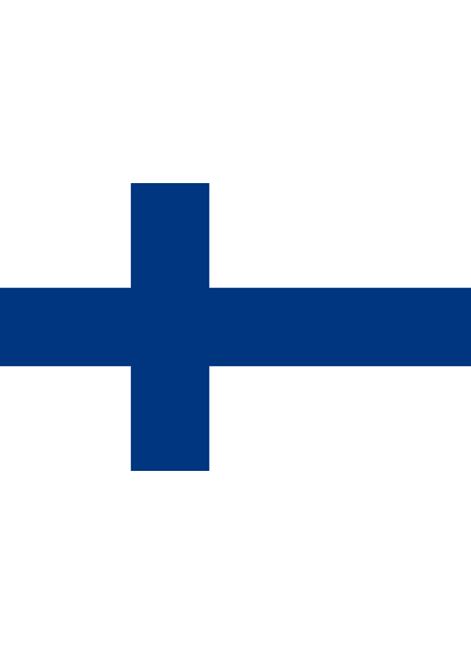 Meridian Zero Finland Courtesy Flag - 30 x 45cm