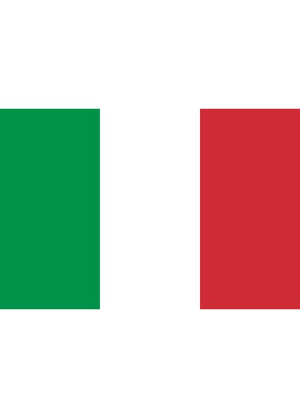 Meridian Zero Italy Courtesy Flag - 30 x 45cm