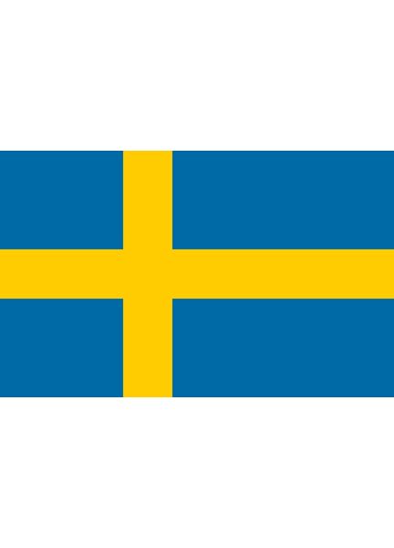 Meridian Zero Sweden Courtesy Flag - 30 x 45cm