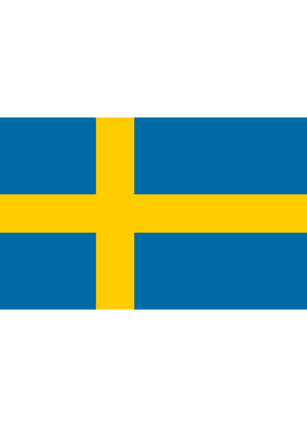 Meridian Zero Sweden Courtesy Flag - 30 x 45cm