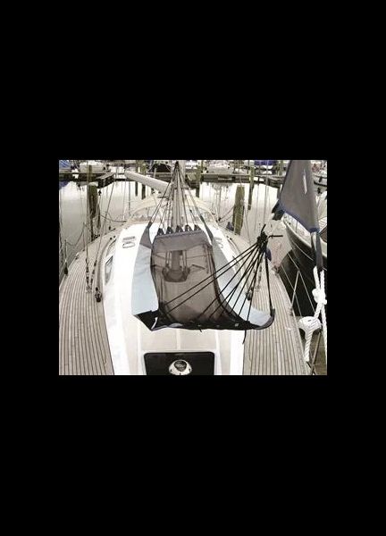 Blue Performance Hammock with Forestay Suspension