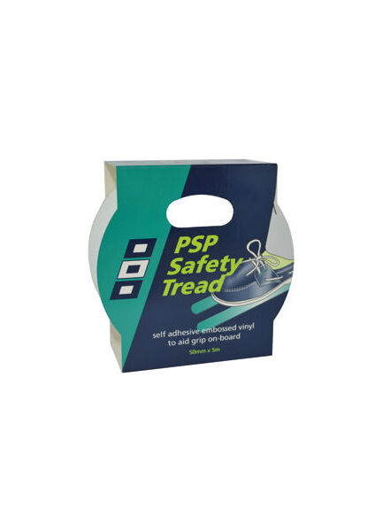 Safety Tread Tape: 50mm x 5M - White