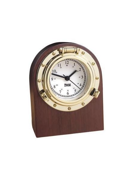 Weems &amp; Plath Porthole Desk Clock