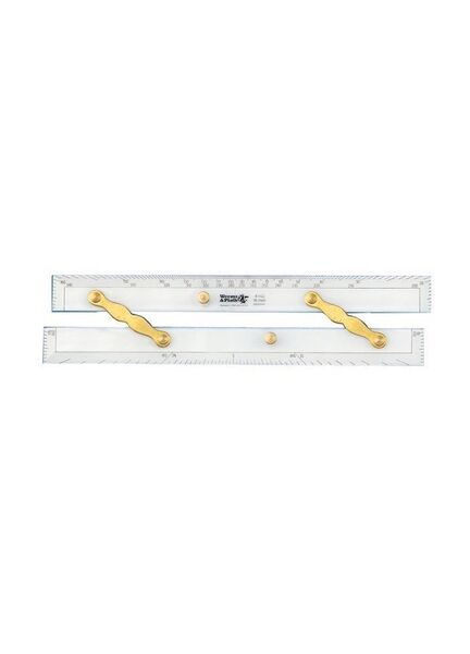 Weems & Plath Deluxe Chart Plotting Brass Arm Parallel Ruler - 15 Inch