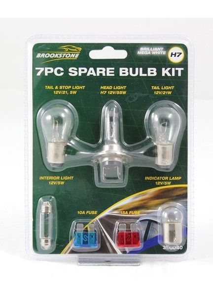 Brookstone 7 piece Spare Bulb Kit - H7