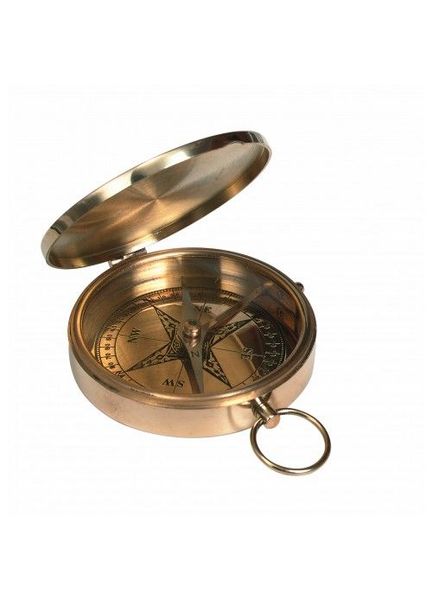 Nauticalia Vintage Brass Pocket Compass