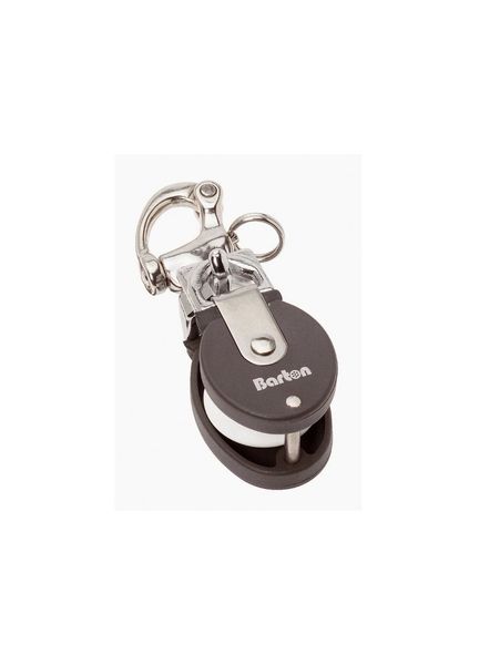 Barton Marine 35 mm Snatch Block and Stainless Steel Snap Shackle