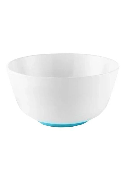 Sorona Unbreakable Non-Slip Bowl - White/Vivid Blue