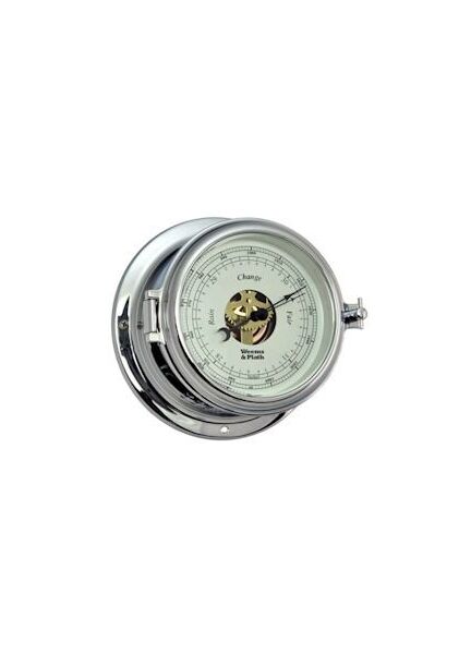 Weems & Plath Endurance II 115 Open Dial Barometer (Chrome and Brass)