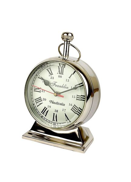 Nauticalia Chrome Franklin Pocket Watch Clock