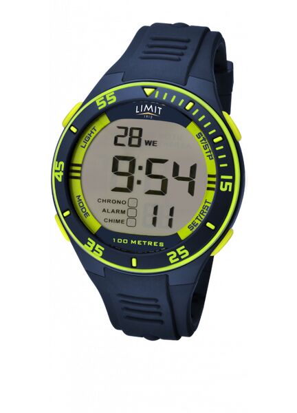 Limit Men's Digital Sports Watch - Navy