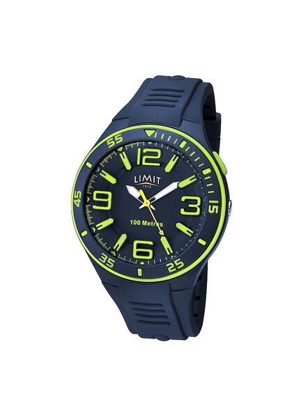 Limit Men's Luminous Sports Watch - Navy/Lime