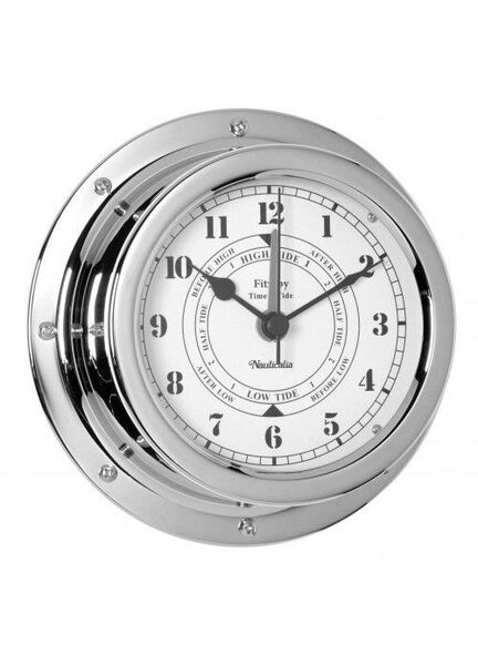 Nauticalia Fitzroy Tide Clock (QuickFix) Chrome
