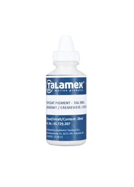 Talamex Topcoat Pigment - Cream (20ml)