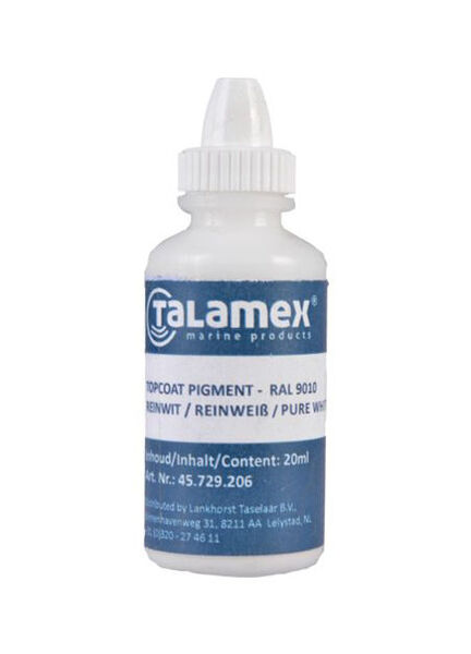 Talamex Topcoat Pigment - Pure White (20ml)