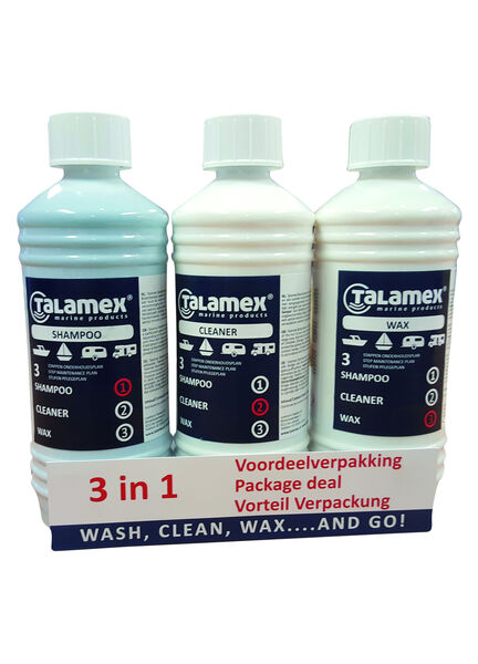 Talamex Maintanence Kit Shampoo, Cleaner And Wax