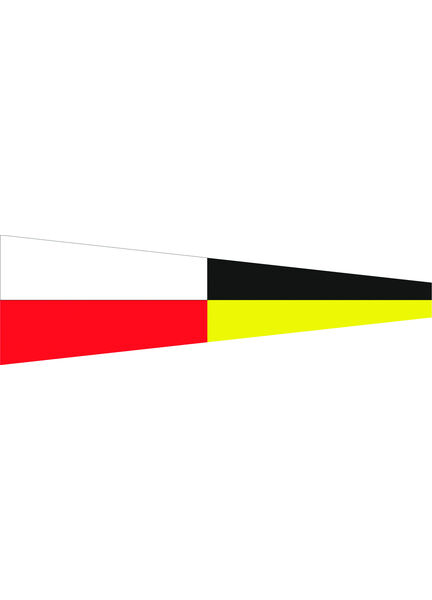 Talamex Signal Flag Nr. 9 (30cm x 36cm)