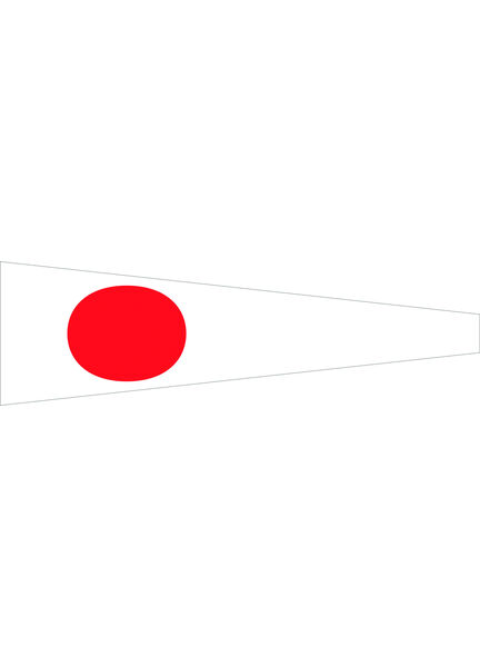 Talamex Signal Flag Nr. 1 (30cm x 36cm)