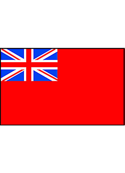 Talamex UK Red Ensign Boat Flag - 100cm x 150cm